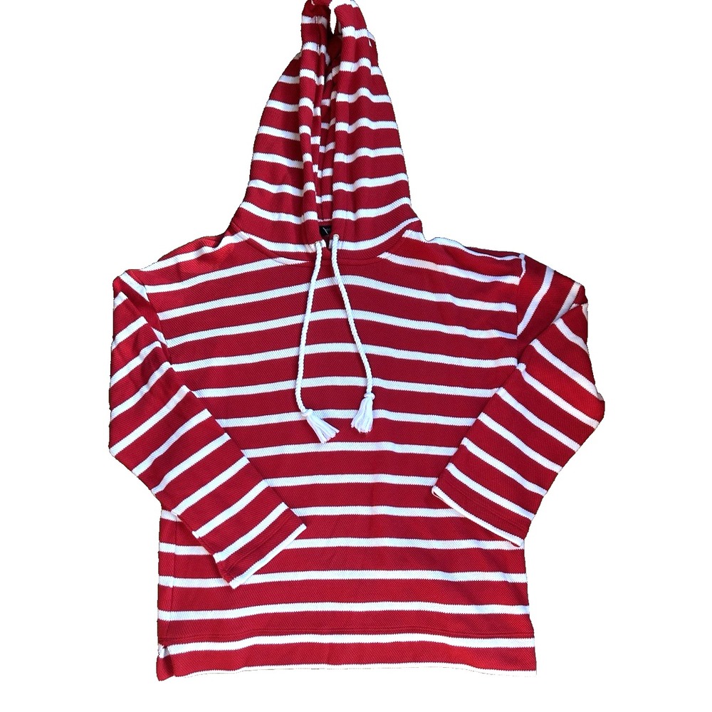 NWOT Talbots Coastal Resortcore Fisherman Hooded Pullover Size M